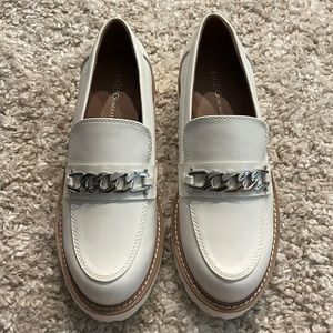 Never been worn white BCBGeneration loafer